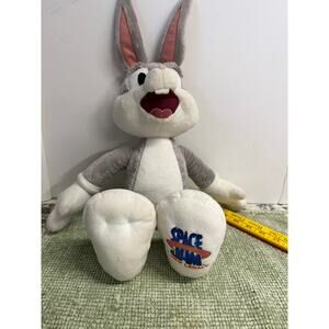 Build A Bear Bugs Bunny Space Jam Plush Sound Heart Looney Tunes 17in